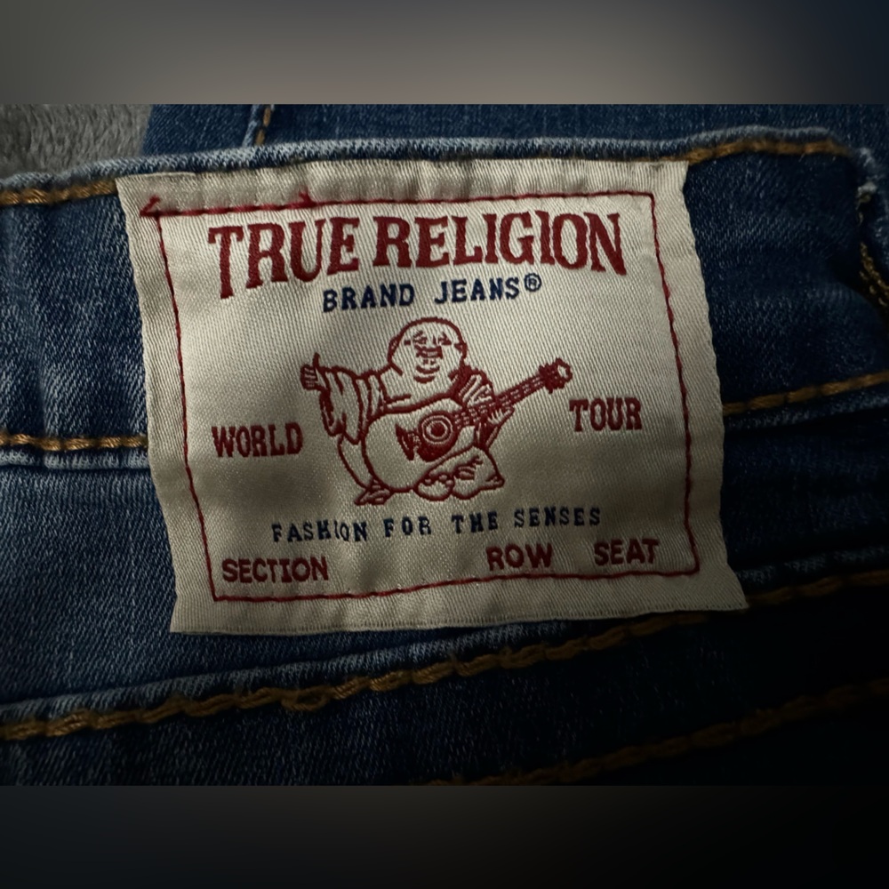 NWOT True Religion Jennie Curvy High Rise Super Skinny Sz. 32 - Picture 8 of 8